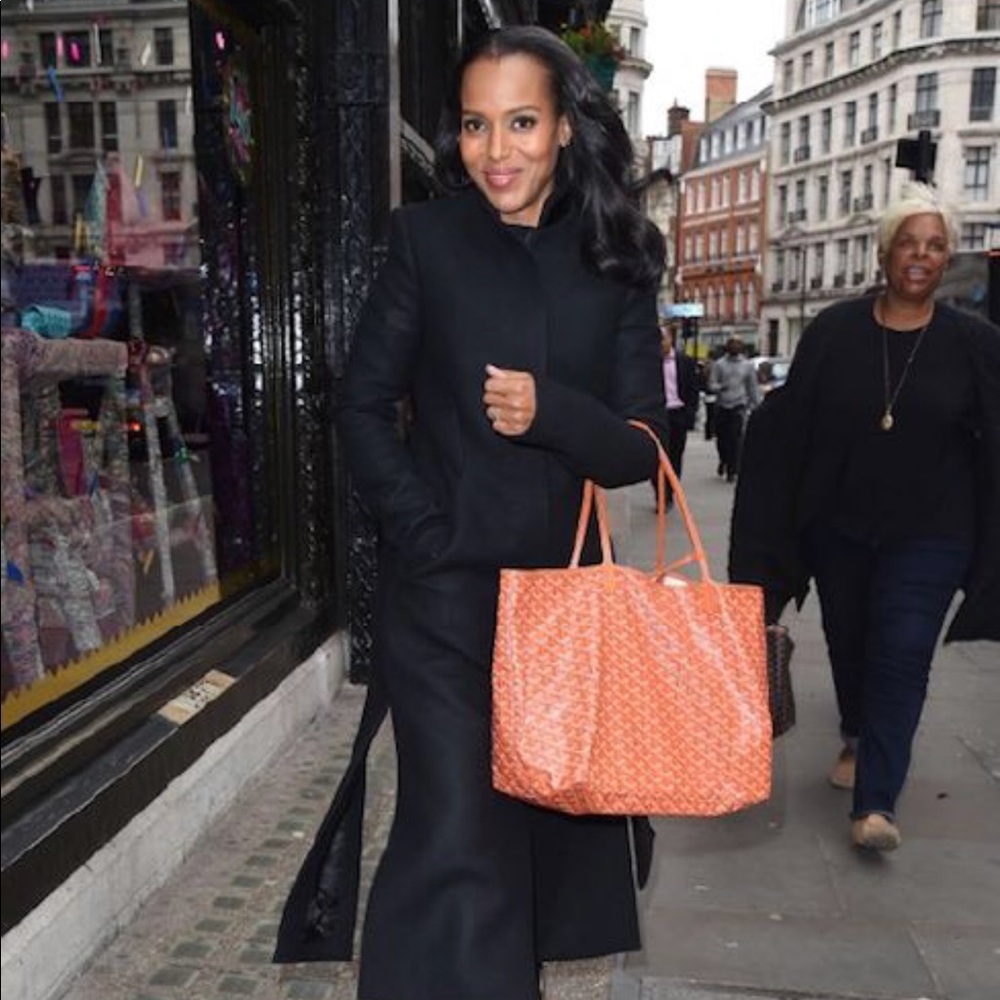 Authentic Orange GM Goyard Tote